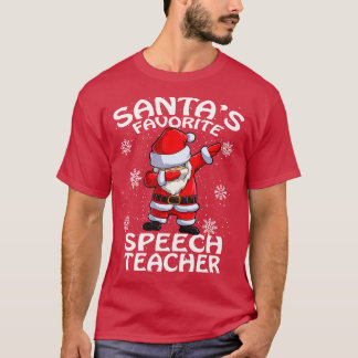 Santas Favorite Tal Teacher jul T Shirt