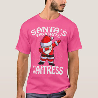 Santas Favorite Waitress jul T Shirt
