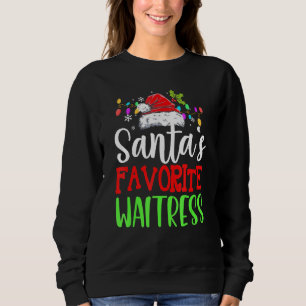 Santas Favorite Waitress jultomten T Shirt