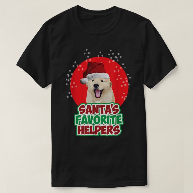 Santa's favorithjälprar puppydog t shirt (Design framsida)