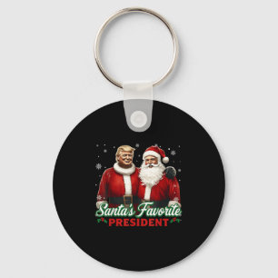 Santas favoritpresident jul söt Trump Hol Nyckelring