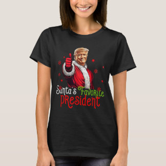 Santas favoritpresident rolig Santa Trump 2024 C T Shirt