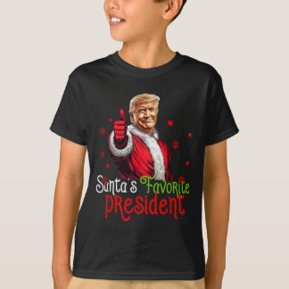 Santas favoritpresident rolig Santa Trump 2024 C T Shirt