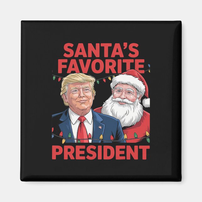 Santas favoritpresident Santa Trump-dans Chris Magnet (Framsidan)