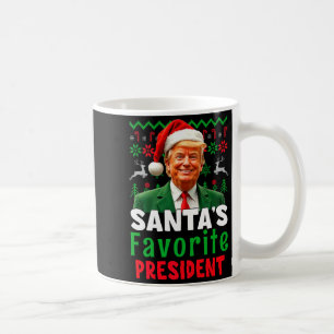 Santas favoritpresident Santa Trump Xmas jul Kaffemugg