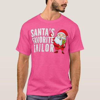 Santas favoritskräddarsydd jul t shirt