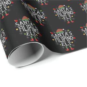 Santa's Filipino Elf - Filippinerna jul Presentpapper