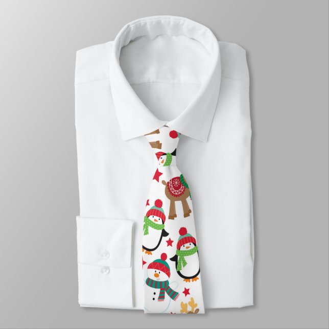 Santa's Friends Jul Necktie Slips (Bunden)