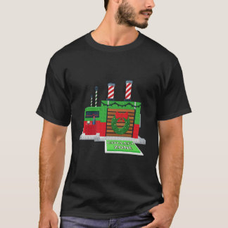 Santa's Fuse Jul Italiensk Hjärnrot Stjäl T Shirt