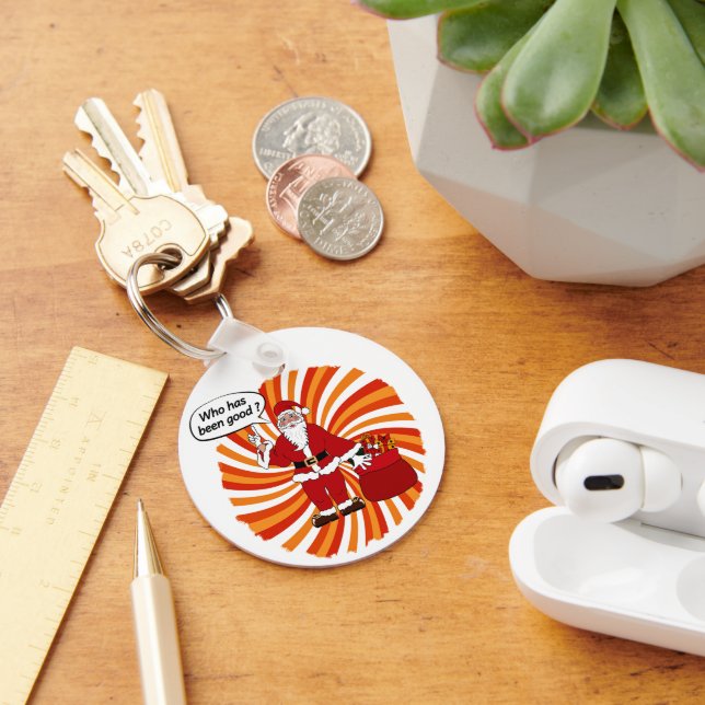 Santa's Gift Bag Nyckelring (Skrivbord)