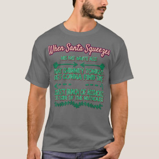 Santas Gonna Hitta Jolliest Bunch Funny Humor Roli T Shirt