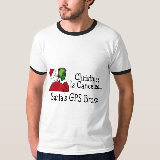 Santas GPS avbryts den fattiga julen Tröja (Framsida)