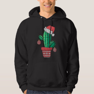 Santa's Hat Cactus Sweater jul Party Julafton Ho Hoodie