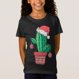 Santa's Hat Cactus Sweater jul Party Julafton Ho T Shirt