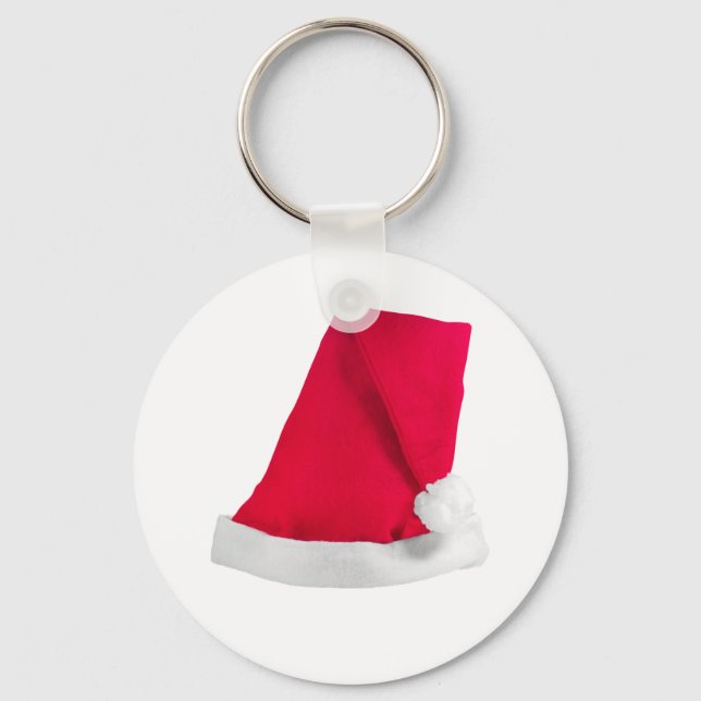 Santa's Hat Keychain Nyckelring (Framsida)