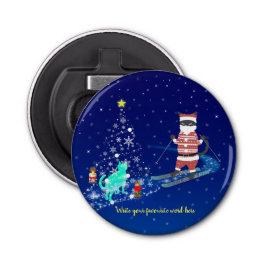 Santa's Heart-Warming Natt Natt Flasköppnare