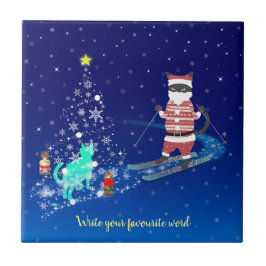 Santa's Heart-Warming Natt Natt Kakelplatta