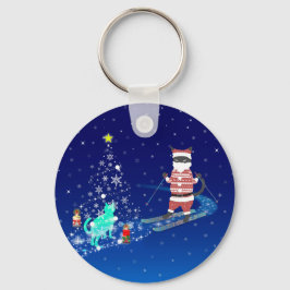 Santa's Heart-Warming Natt Natt Nyckelring