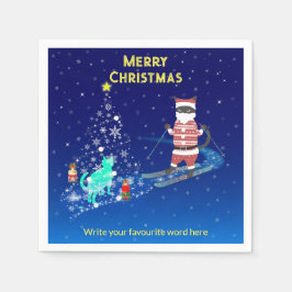 Santa's Heart-Warming Natt Natt Pappersservett