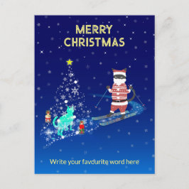 Santa's Heart-Warming Natt Natt Vykort