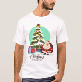 "Santa's Helgdag Magic" - Julgran & Gifts G T Shirt