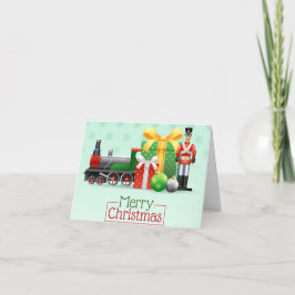 Santa's Helgdag Tåg Kort