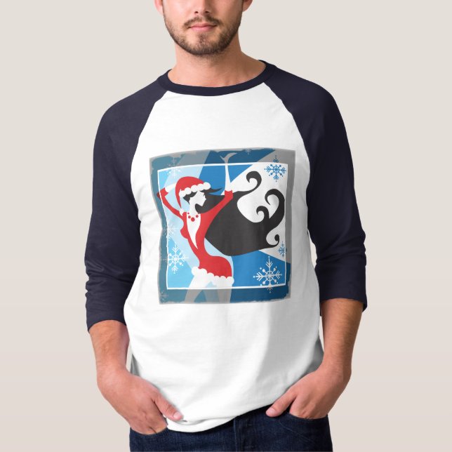 Santa's Helper - God jul T-shirt (Framsida)