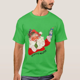 Santas Helper jul ICU Nurse CRNA Funny Propo T Shirt