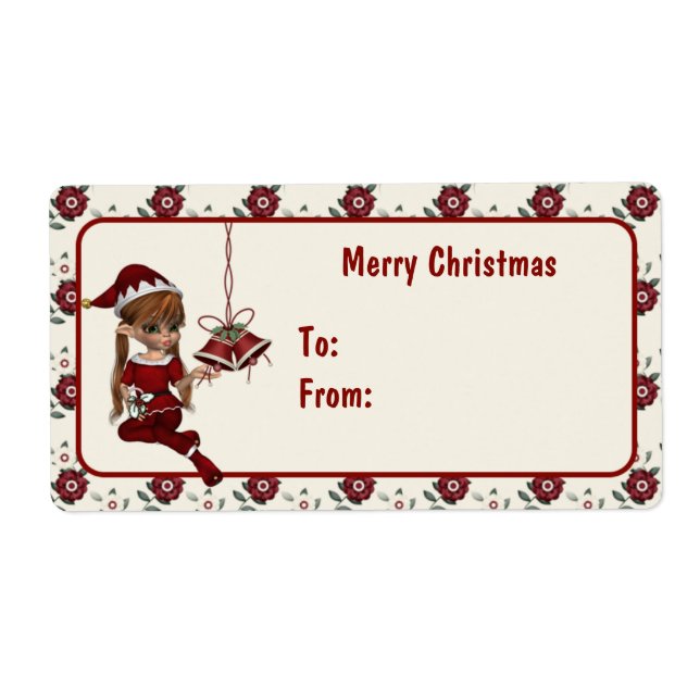 Santas Helper-julen - Märkre vid julhelgen Fraktsedel (Framsidan)