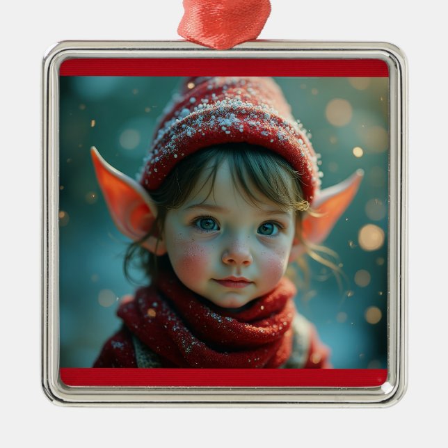 Santa's Helper Julgransprydnad Metall (Framsidan)