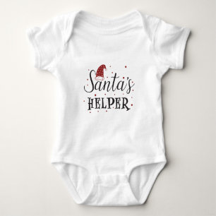 santas helper söt helgdag tee shirt