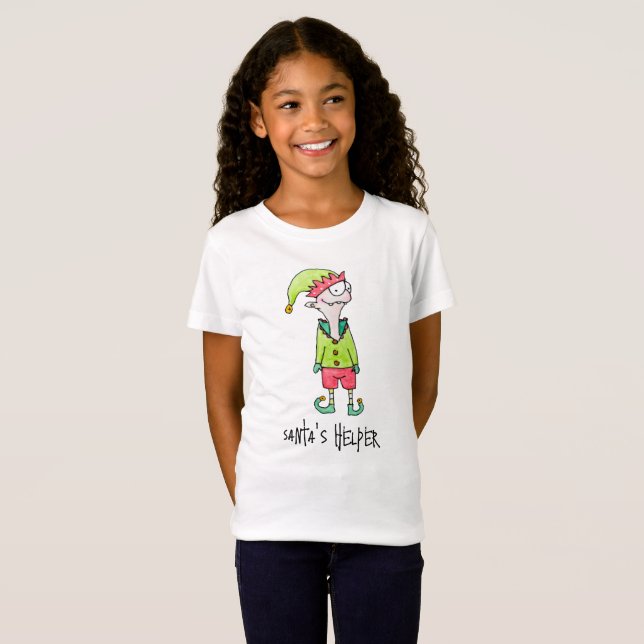 Santa's Helper T Shirt (Hel framsida)