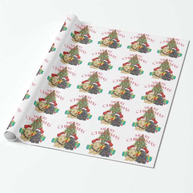 Santas Helpers Presentpapper (Utrullad)