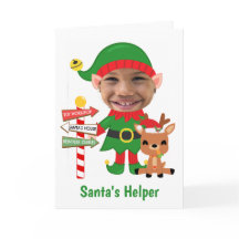 Santas Hjälpare Söt Julbild