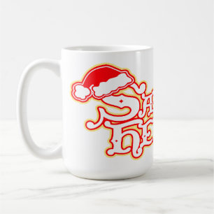 Santa's hjälper red säsong jul mugg