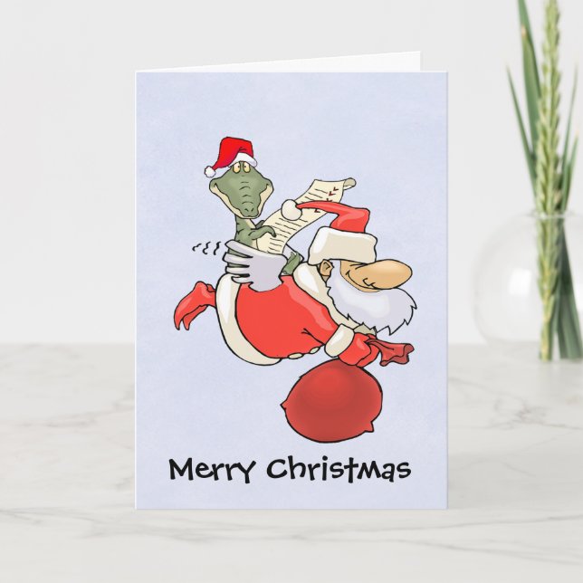 Santas hjälpreda helgkort (Framsida)