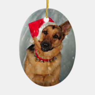 Santas hjälpreda julgransprydnad keramik