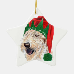 Santas hjälpreda julgransprydnad keramik