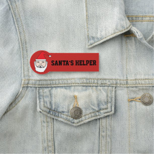 Santas hjälpreda namnbricka