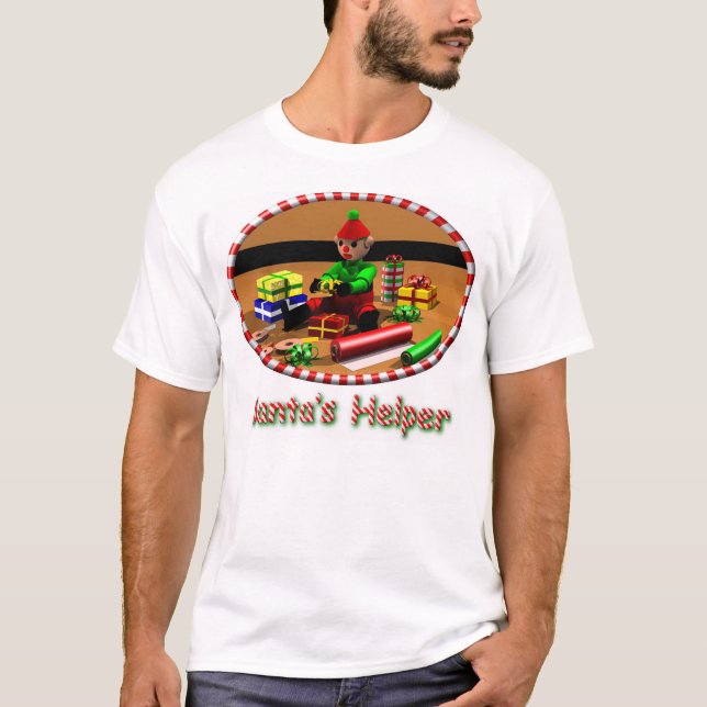 Santas hjälpreda t-shirt (Framsida)