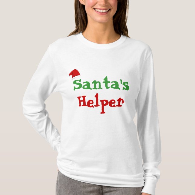 Santas hjälpreda tee shirt (Framsida)