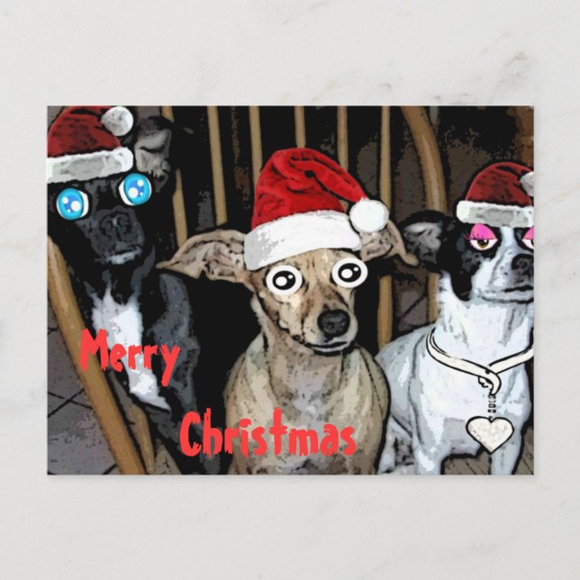 SANTAS HJÄLPREDOR HELG VYKORT (Framsida)