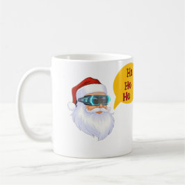Santa's HO HO HO Merry Christmas Kaffemugg