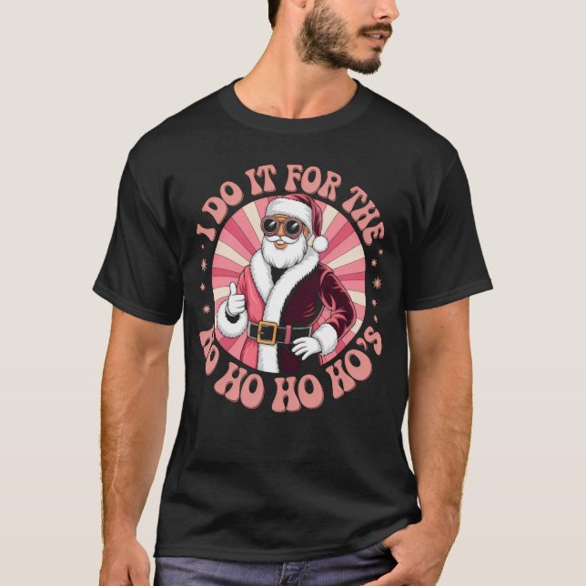 Santa's Ho Ho Ho T Shirt (Framsida)