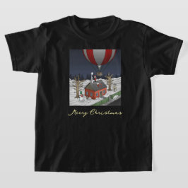 Santa's Hot Air Balloon T Shirt