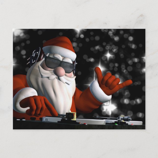 Santas i Da-hus Helg Vykort (Framsida)