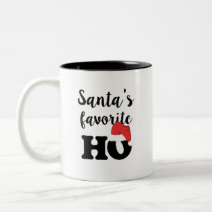 Santas jul för mugg för kaffe för favorit Ho ro