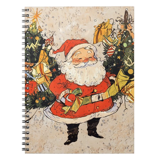 Santa's Julgranar Anteckningsbok (Framsidan)