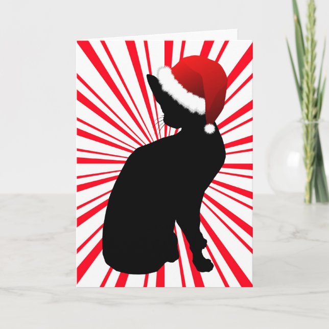 Santa's Kattunge Helgkort (Framsida)