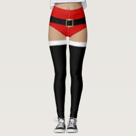 Santas kort för hjälpredakort leggings